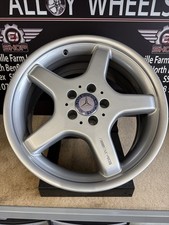 1 X MERCEDES BENZ E CLASS W211 AMG III 18" ALLOY WHEEL A2114012102 FRONT 8J ET30