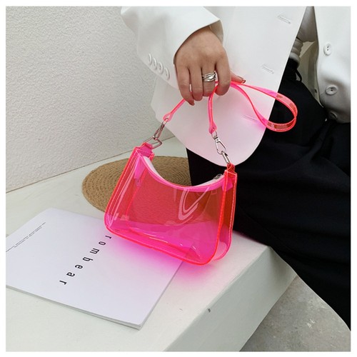Pvc underarm bag transparent - underarm,