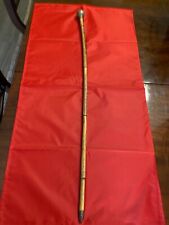 WW2 Military Dorsetshire Regiment Swagger Stick - Engraved Metal Silver Ball Top