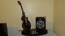 Telemania Replica  Gibson Les Paul Guitar Telephone w/ Electar Amp  Plays Music!