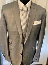 Men’s Three Piece Suit Grey