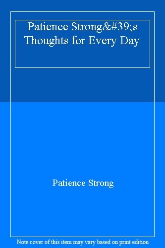 Patience strong thoughts for - strong's,