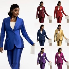 Formal Silk Satin Women Suits