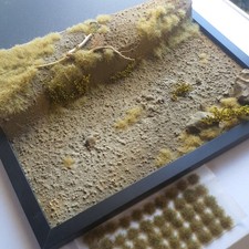 DIORAMA BASE COMPLETED Model Kit 1/35 1/48  IRAQ AFGHAN  WAR DESERT BOLT ACTION