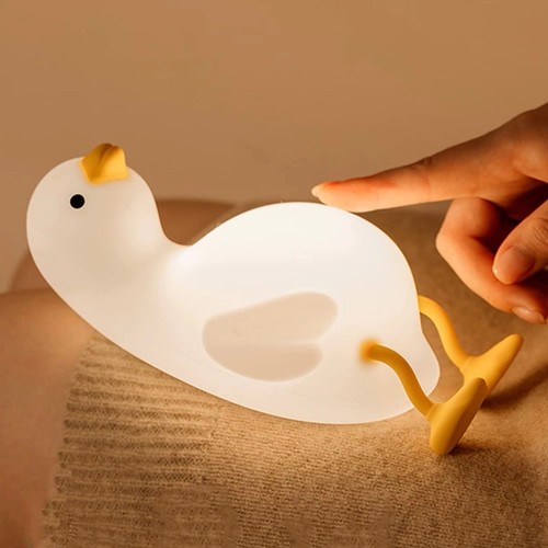 Cute silicone nursery duck - silicone,