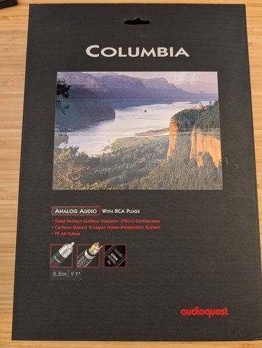 Audioquest columbia rca 5m - audioquest, 0.5m