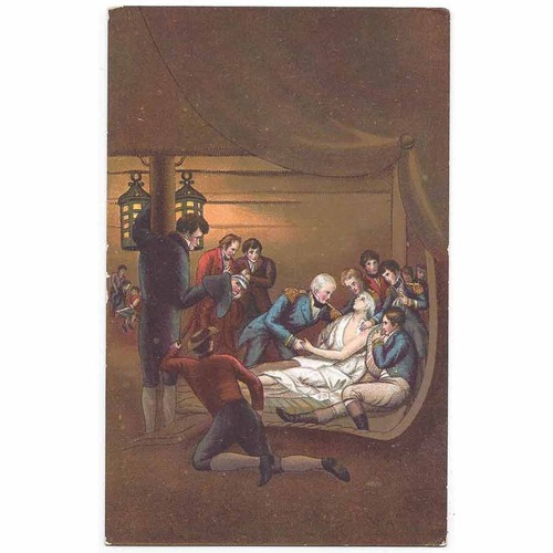Lord nelson mortally wounded - mortally,