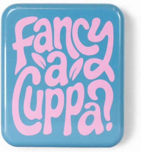 Tea bag travel tin - bag, pink