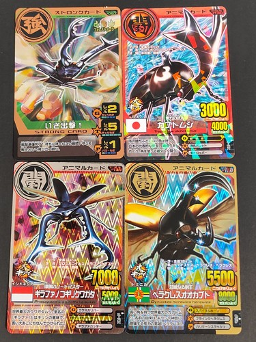 Animal kaiser beetle - card, set
