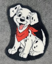 DISNEY VERY GOOD CONDITION GORGEOUS VINTAGE 101 DALMATIANS SHAPED RUG
