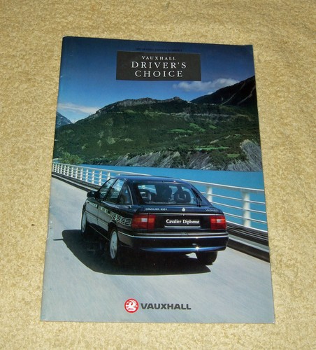 Vauxhall car range 1993 - 1993, no2