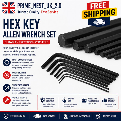 7pcs mini hexagon hex - mini, allen
