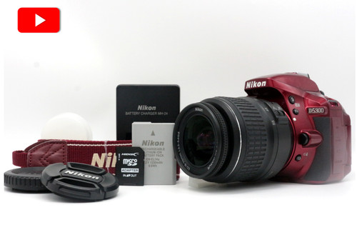 Nikon d5300 2mp red - 24.2mp,