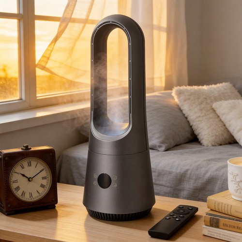 Bladeless tower fan - fan, for
