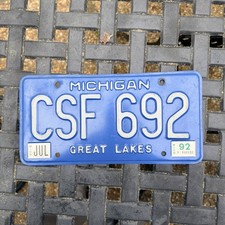 1992 BLUE BASE MICHIGAN