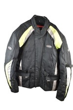 RST Black Textile Motorbike Jacket size 2XL Mens Full Zip Lined Touring Riding