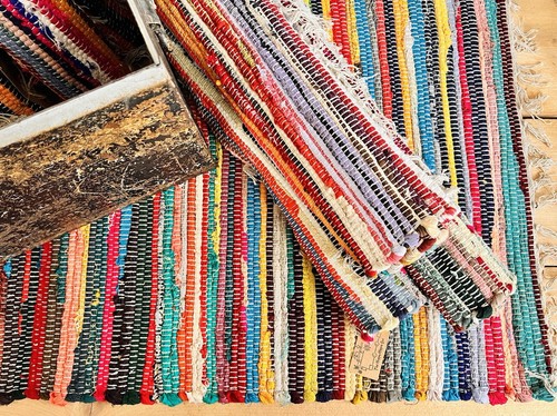 Chindi rag rug - chindi,