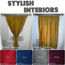 Elite Chenille Curtains Pair