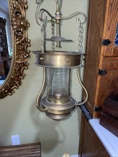 VTG BRASS HALL FOYER LANTERN