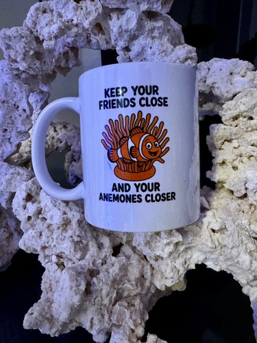 Anemone reef tank mug - anemone, mug.