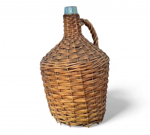 Antique demijohn blue - antique,