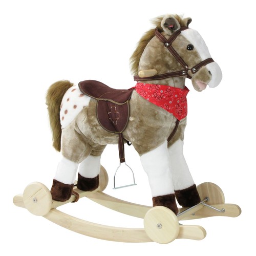 Rocking horse wooden childrens - rocking,