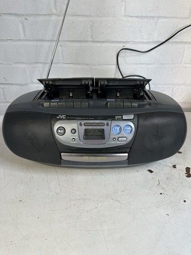 Jvc audio dual cassette fm - cd,