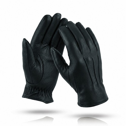 100 goat skin leather - leather, gloves