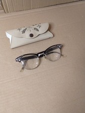 Vintage Mid Century Art Craft Cat Eye Glasses 1950s 1960s Film Prop Movie Prop 