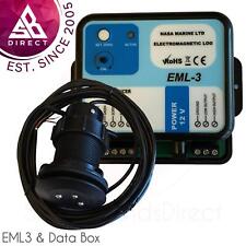 Nasa Marine EML3 Electromagnetic Speed Log Data Box with Transducer│0.2-40 Knots