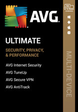 AVG ULTIMATE 2026, 10 Devices, 3 Years for PC | Mac | Android | iOS
