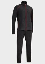 Men's Atlas Charcoal Grey Micro Velvet Two Piece Tracksuit 