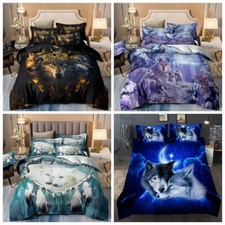 Animal Wolf Duvet Quilt Cover