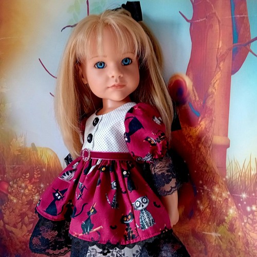 Handmade halloween dress - halloween, dress/