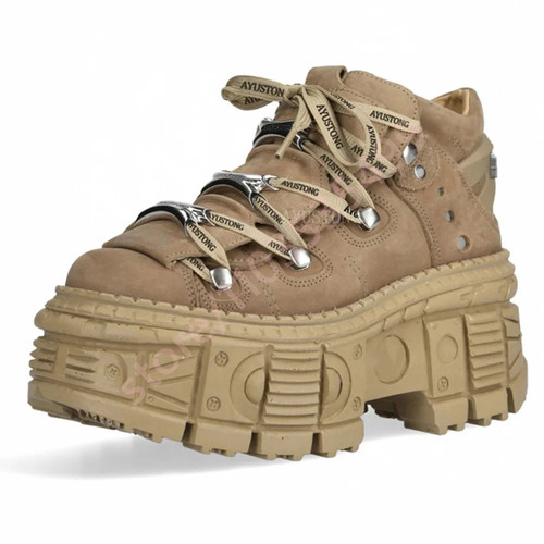 Platform punk rivet short - platform,