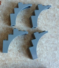 LEGO 2339 Dark Stone Gray Arch 1 x 5 x 4 PACK of 4 (109)