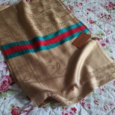 Gucci silk/cashmere scarf shawl large 