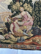 antique tapestry 37x39