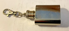 1oz Mini Stainless Steel Hip Flask  Travel Keyring (556)