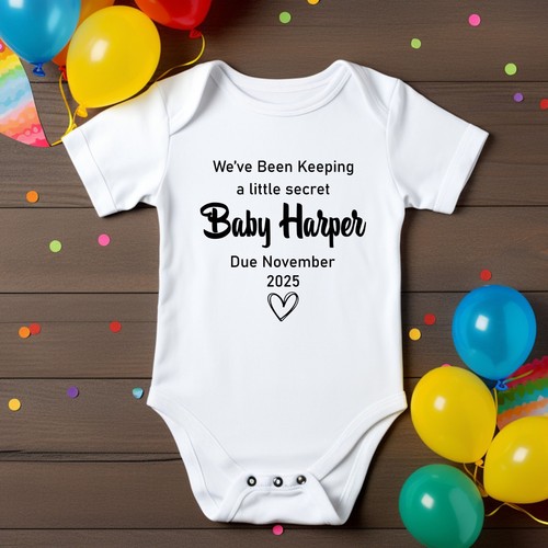 Personalised baby vest - vest, grow