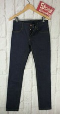 Mens Humor Lenny Slim Skinny Dark Blue Stretch Jeans Button Fly £69 W28 L32 New
