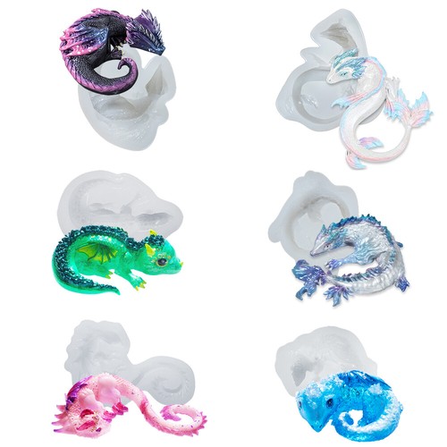 Dragon resin epoxy silicone - 3d,