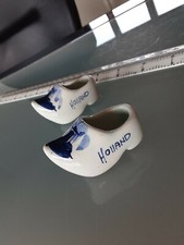 Vintage 2 Delft Clog  Blue &