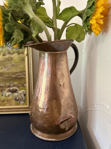 Antique victorian copper jug - antique,