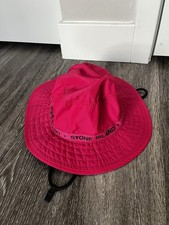 Stone Island Cupro Packable Bucket Hat Fuchsia size Medium