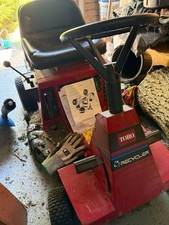 Toro ride lawnmower - toro, on