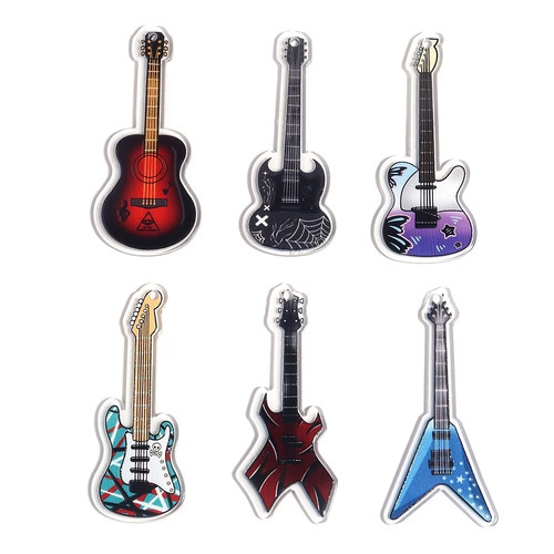 Acrylic guitar shaped - 10, guitar-shaped
