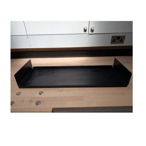 Vitsoe black wide bay - wide, 30cm