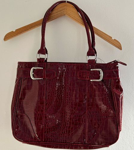 Bhs deadstock patent croc - patent, faux