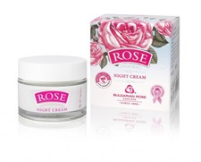 Night Face Cream with 100% Natural Bulgarian Rose Oil - Bulgarian Rose Original.